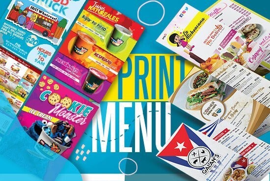Menu Design Service