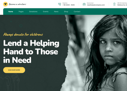 Nonprofit and Charity Website Design Service