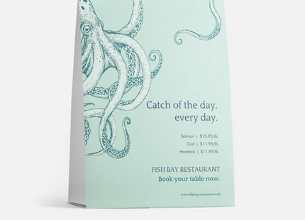 Table Tents & Inserts (Design Only | Print Only | Design + Print)