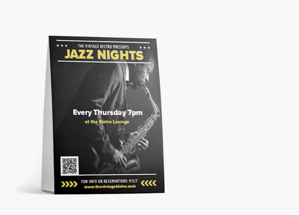 Table Tents & Inserts (Design Only | Print Only | Design + Print)