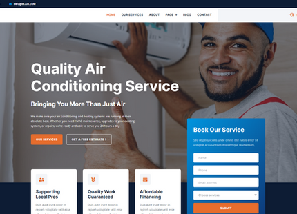 Home Services & Contracting Website Design Service