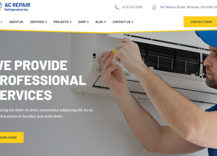 Home Services & Contracting Website Design Service