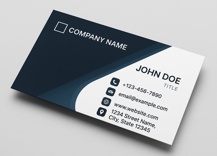 Make it look like a business card