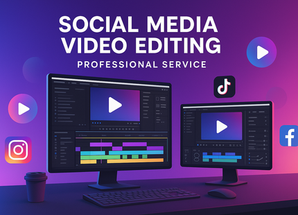 Social Media Video Editing service