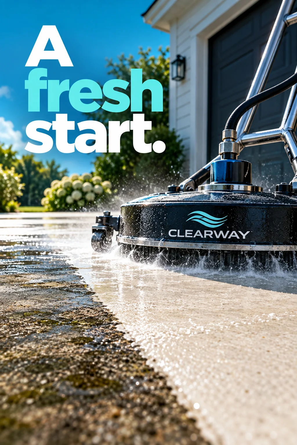 Pressure Washing brand campaign concept